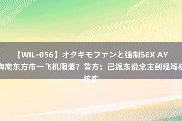 【WIL-056】オタキモファンと強制SEX AYA 海南东方市一飞机陨落？警方：已派东说念主到现场核实