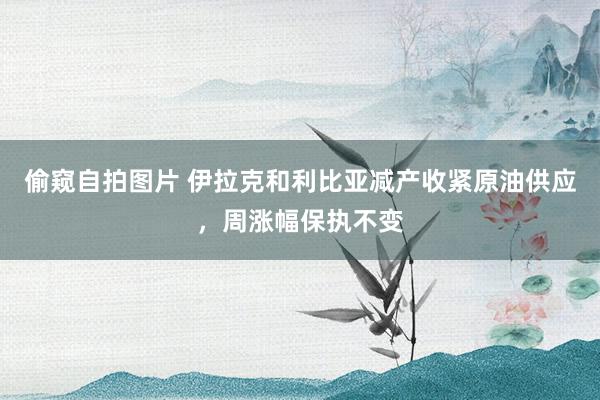 偷窥自拍图片 伊拉克和利比亚减产收紧原油供应，周涨幅保执不变