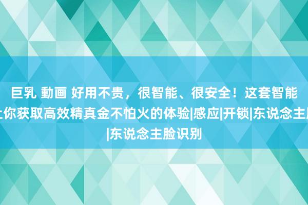 巨乳 動画 好用不贵，很智能、很安全！这套智能门锁让你获取高效精真金不怕火的体验|感应|开锁|东说念主脸识别